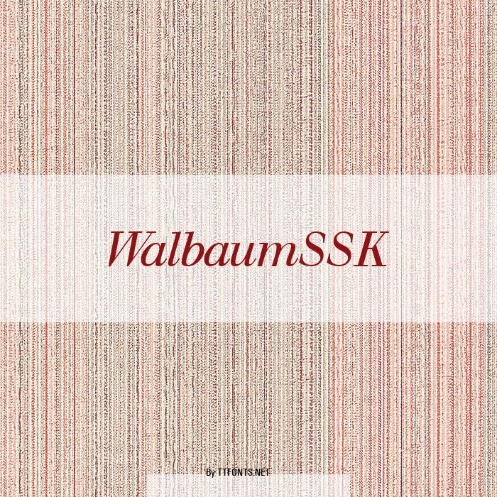 WalbaumSSK example
